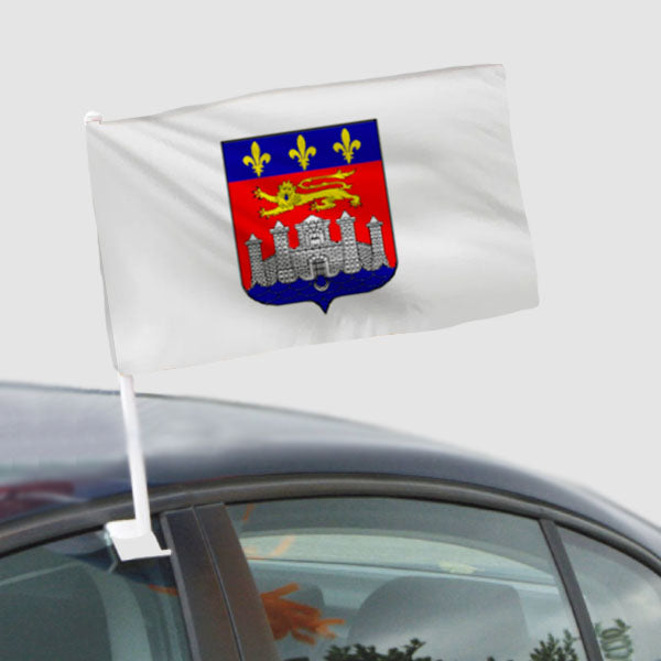 Bordeaux Souvenir Car Flag