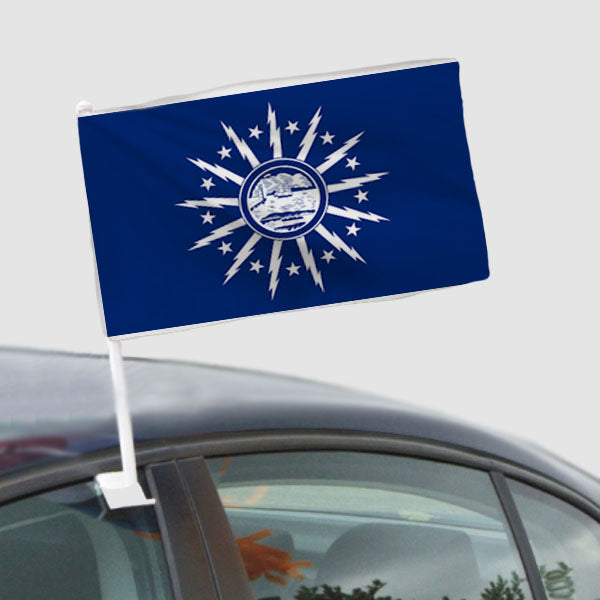 Buffalo Souvenir Car Flag