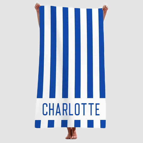 Charlotte Souvenir Beach Towel