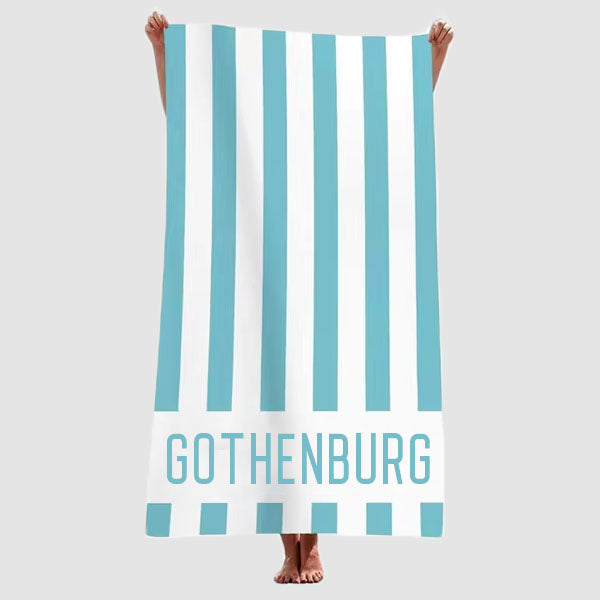 Gothenburg Souvenir Beach Towel