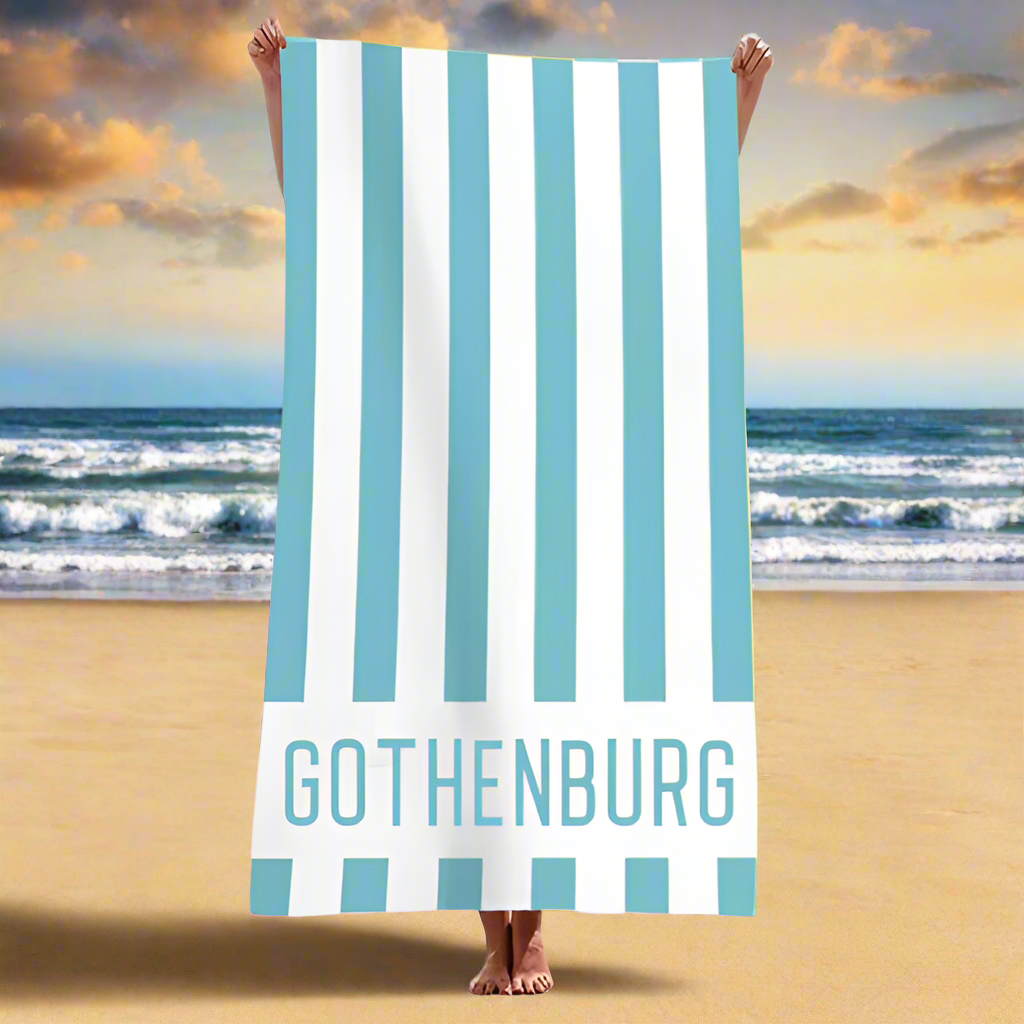 Gothenburg Souvenir Beach Towel