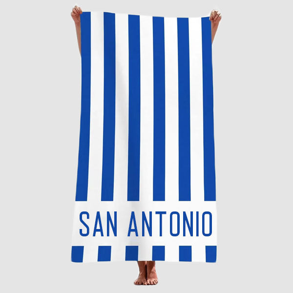 San Antonio Souvenir Beach Towel