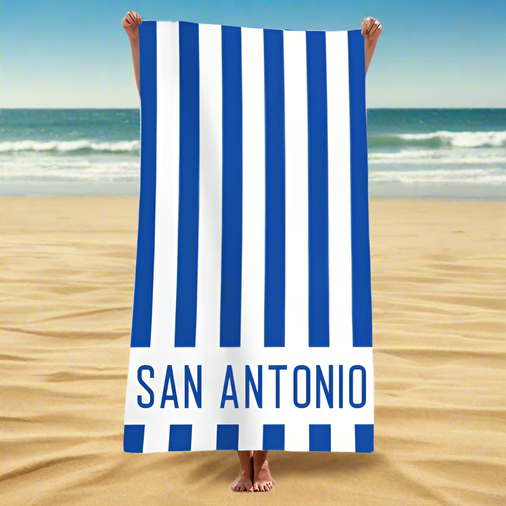 San Antonio Souvenir Beach Towel