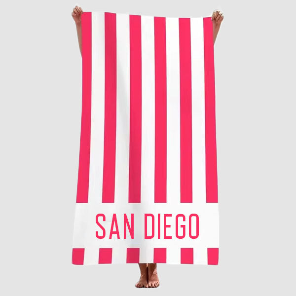 San Diego Souvenir Beach Towel