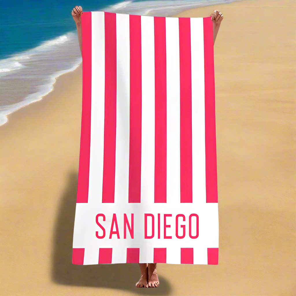 San Diego Souvenir Beach Towel