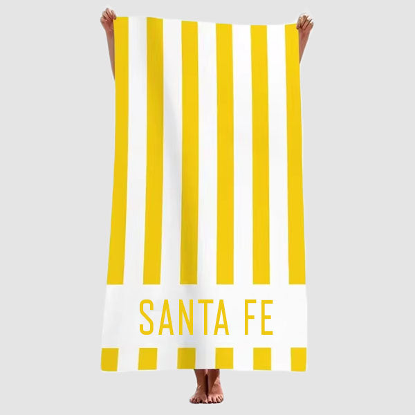 Santa Fe Souvenir Beach Towel