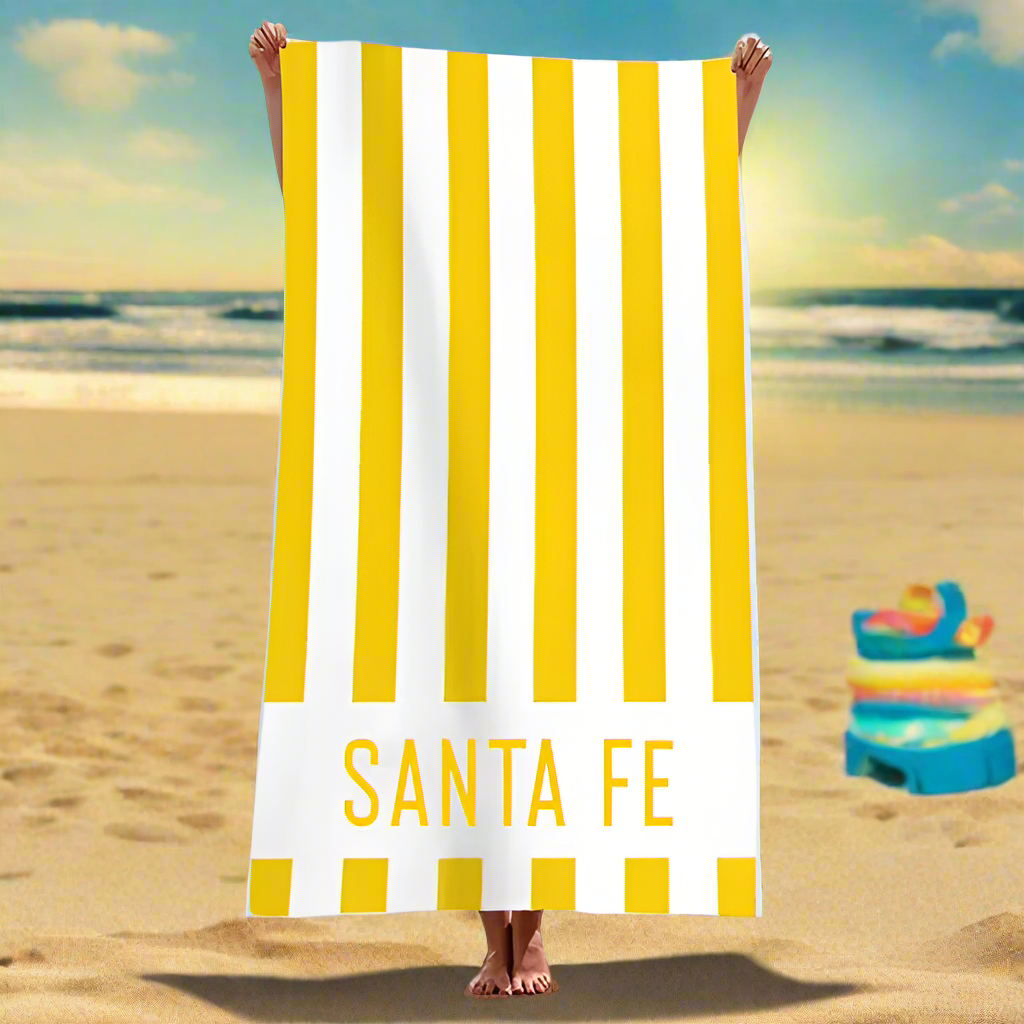 Santa Fe Souvenir Beach Towel