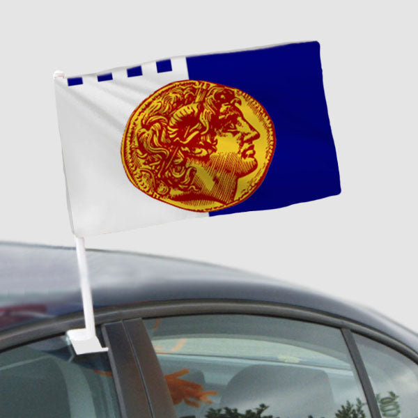 Thessaloniki Souvenir Car Flag