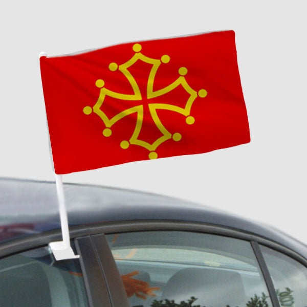 Toulouse Souvenir Car Flag