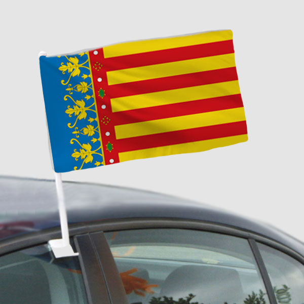 Valencia Souvenir Car Flag