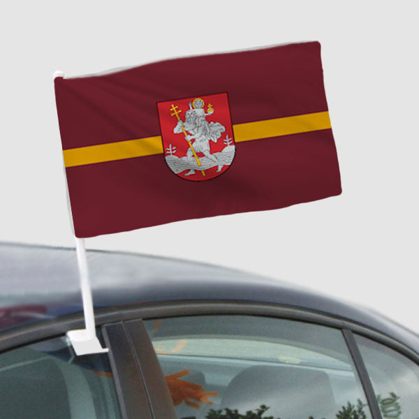 Vilnius Souvenir Car Flag