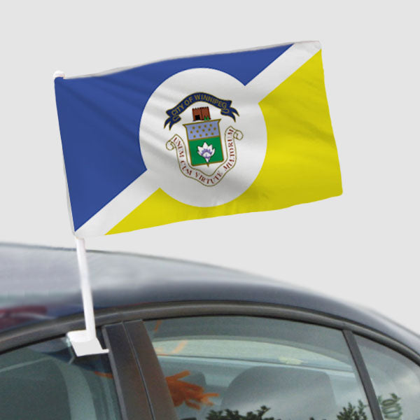 Winnipeg Souvenir Car Flag