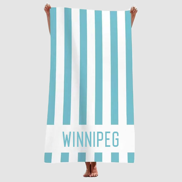 Winnipeg Souvenir Beach Towel