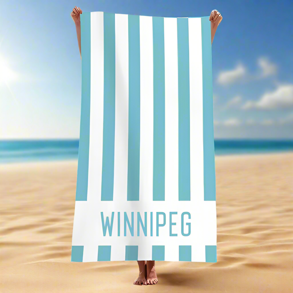 Winnipeg Souvenir Beach Towel