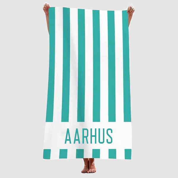 Aarhus Souvenir Beach Towel