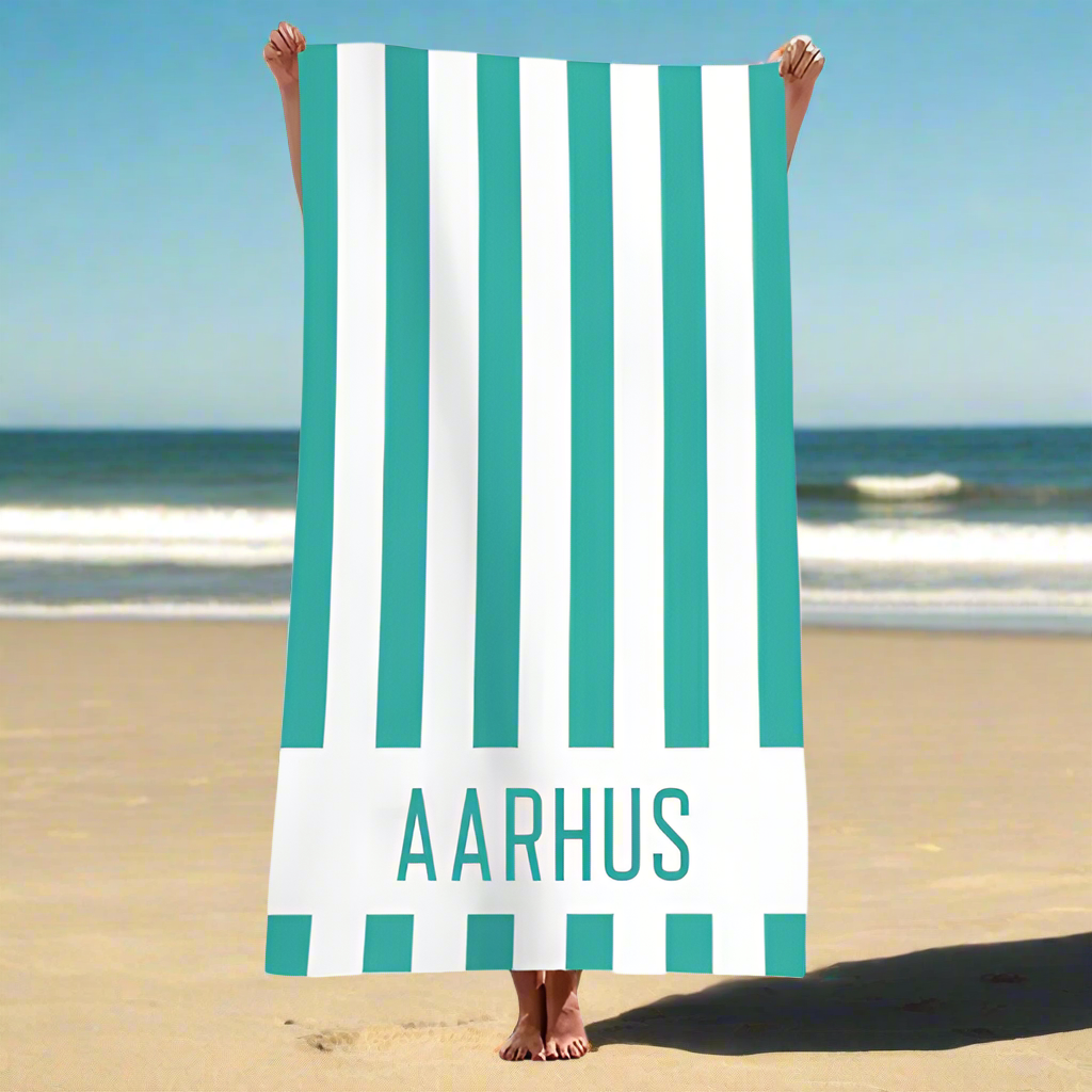 Aarhus Souvenir Beach Towel