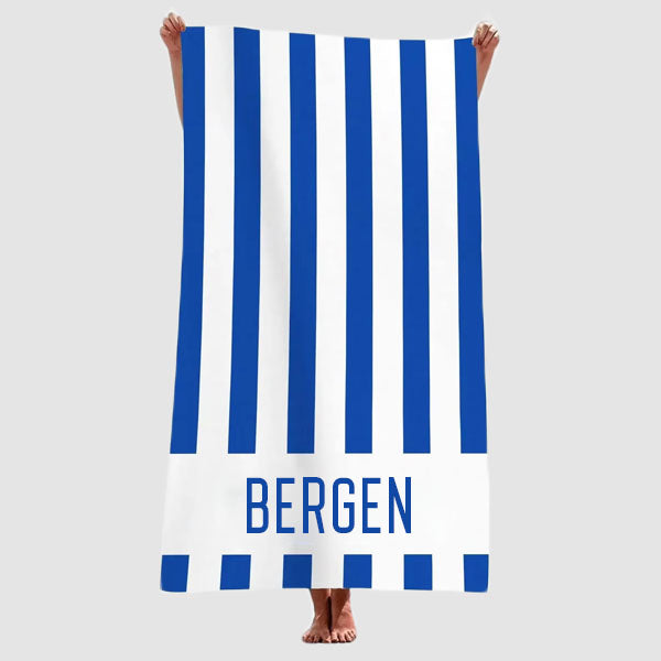 Bergen Souvenir Beach Towel