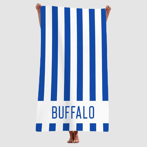 Buffalo Souvenir Beach Towel