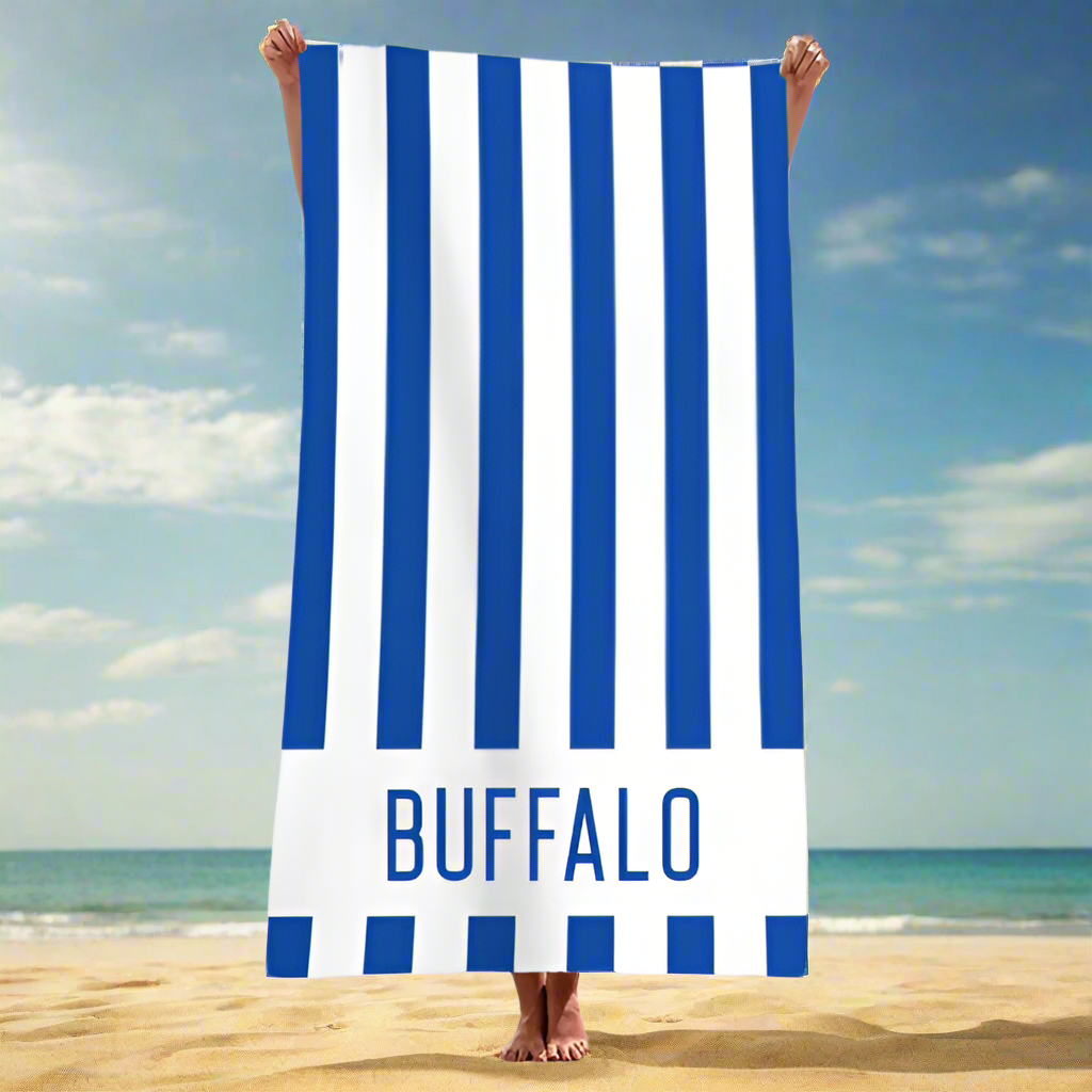 Buffalo Souvenir Beach Towel