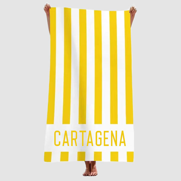 Cartagena Souvenir Beach Towel