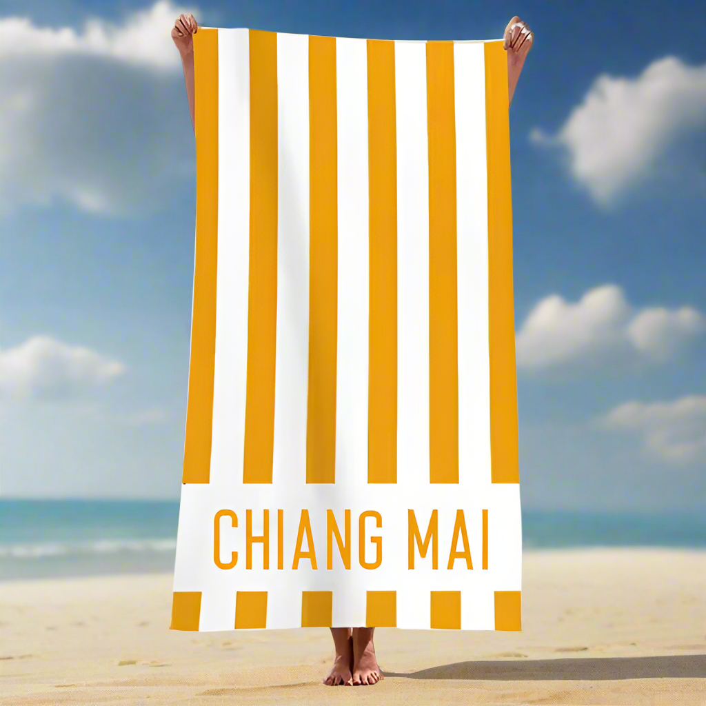 Chiang Mai Souvenir Beach Towel