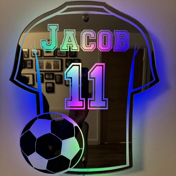 Personalized Football Shirt LED Light