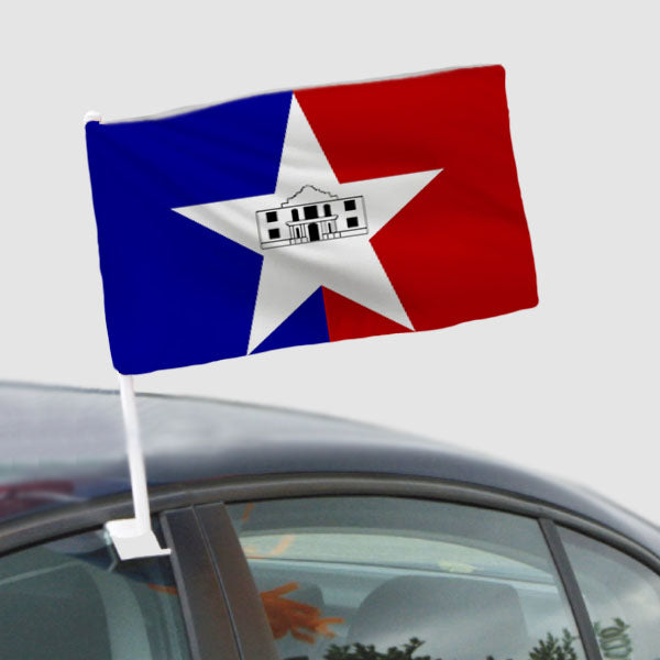 San Antonio Souvenir Car Flag