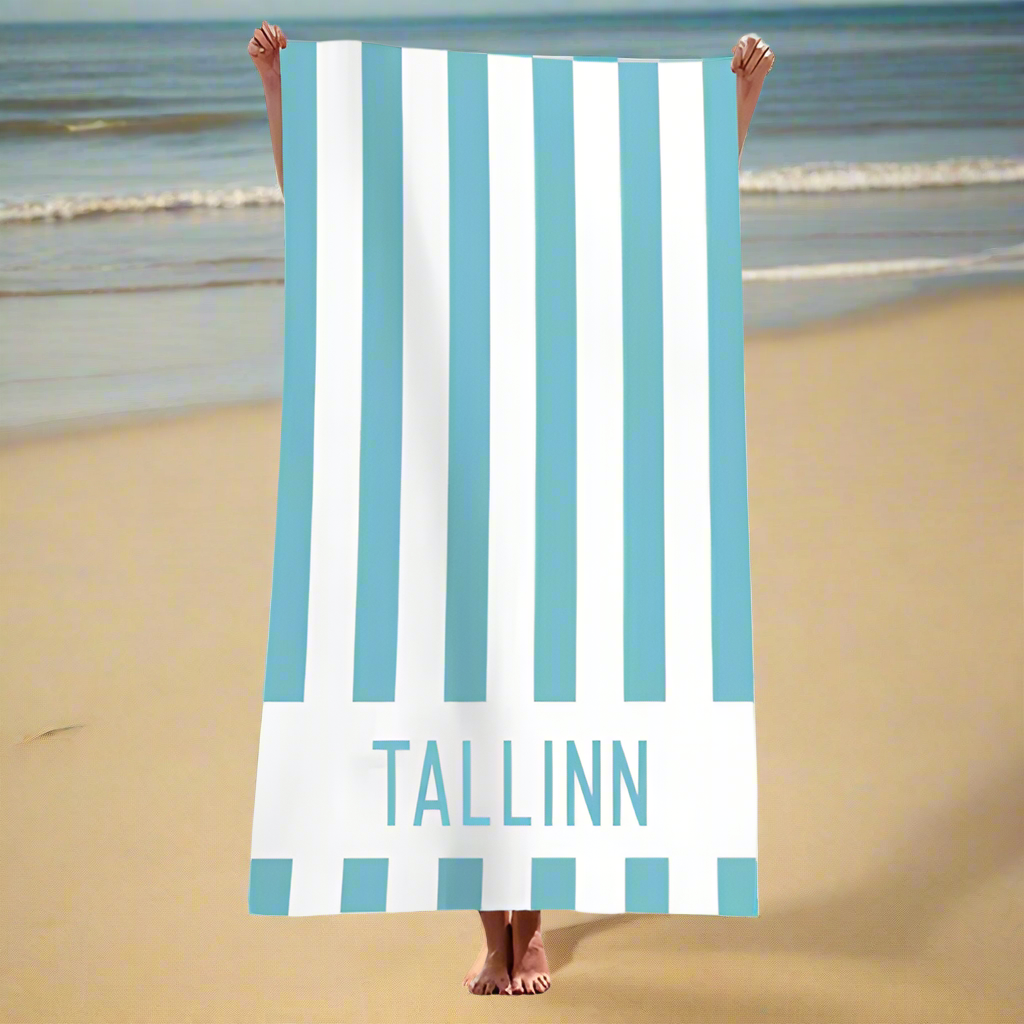 Tallinn Souvenir Beach Towel