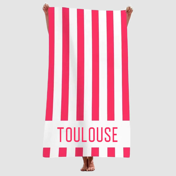 Toulouse Souvenir Beach Towel