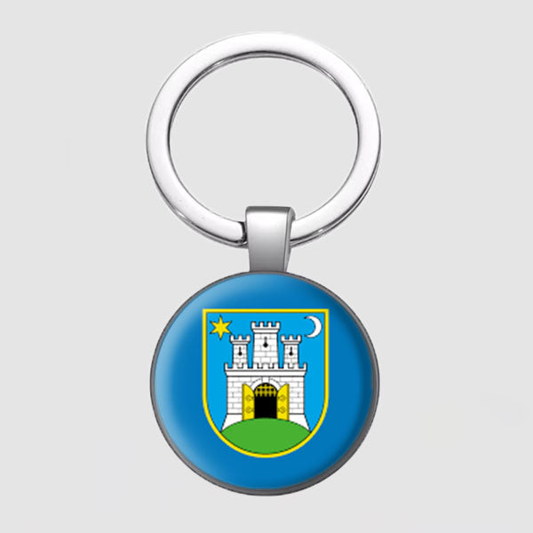 Zagreb Souvenir Keychain