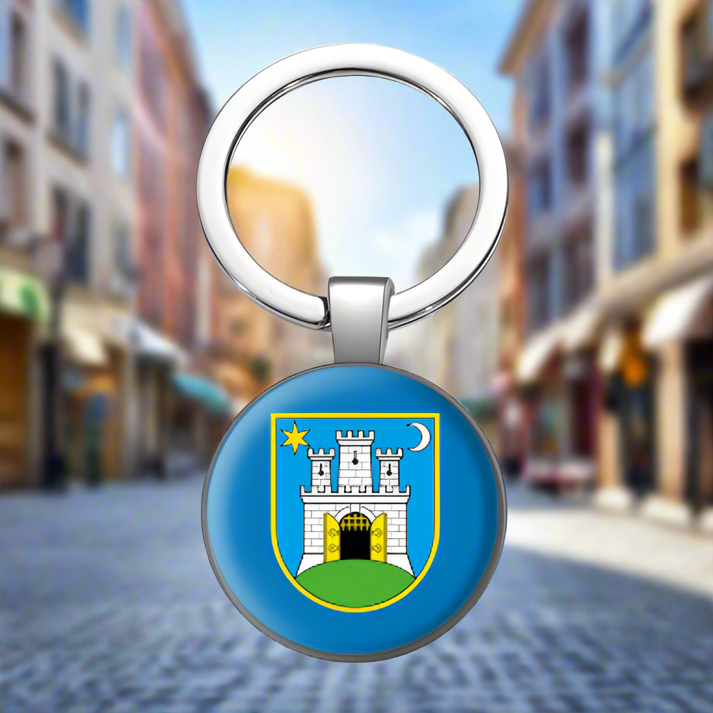 Zagreb Souvenir Keychain